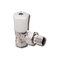 Heimeier Ручной радиаторный клапан Mikrotherm, DN10(3/8"), угловой, бронза никелированная, 0121-01.500